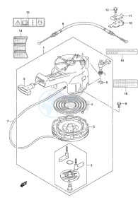 DF 4 drawing Recoil Starter