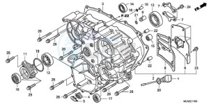 GL1800A NZ - (NZ) drawing REAR CASE