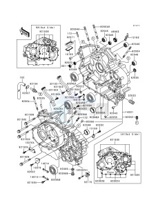 VN 1500 E [VULCAN 1500 CLASSIC] (E1) [VULCAN 1500 CLASSIC] drawing CRANKCASE