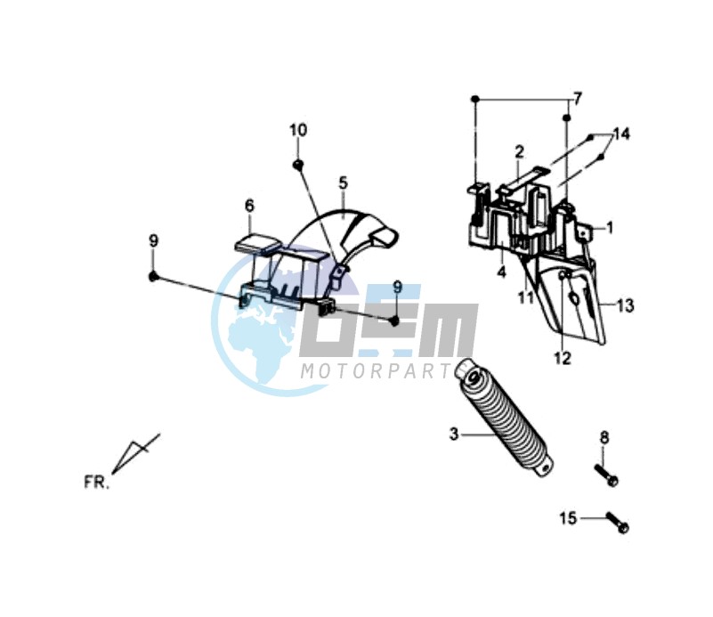 REAR FENDER - REAR SUSPENSION