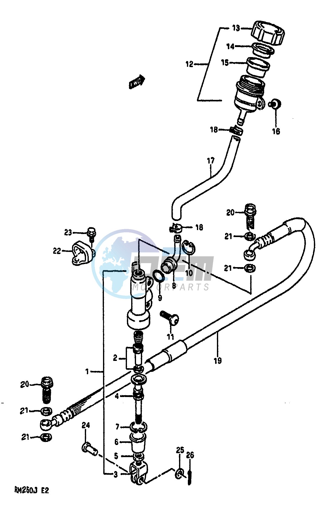 REAR MASTER CYLINDER