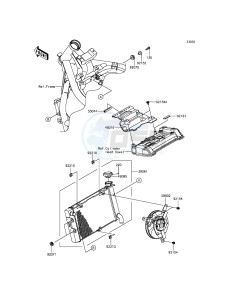 VULCAN S ABS EN650BGF XX (EU ME A(FRICA) drawing Radiator