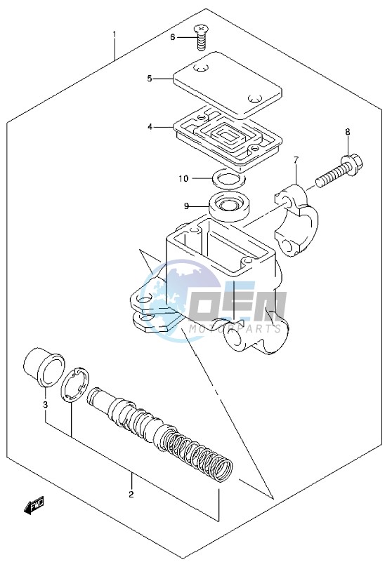 FRONT MASTER CYLINDER