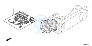 SH300AB drawing GASKET KIT A