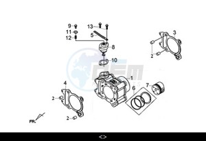 JOYRIDE 300 16 (LJ30W2-EU) (M2) drawing CYLINDER SET