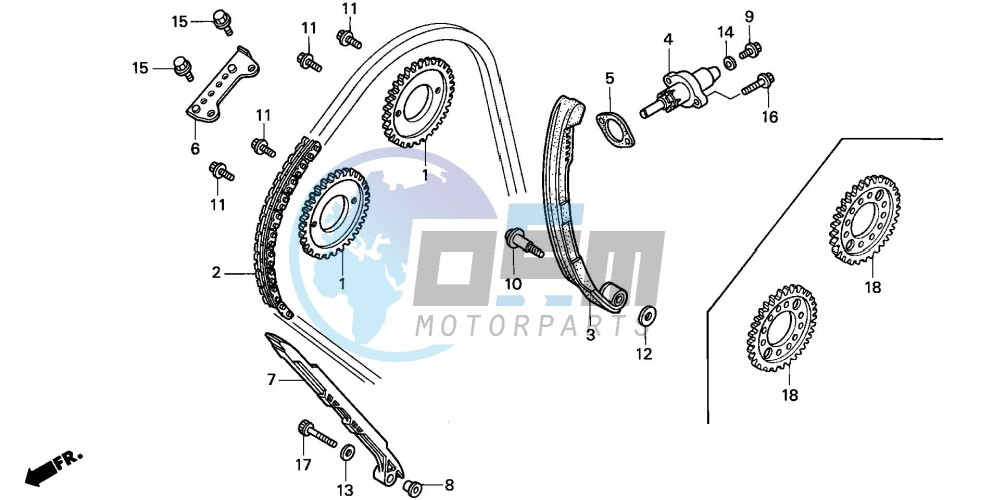 CAM CHAIN/TENSIONER