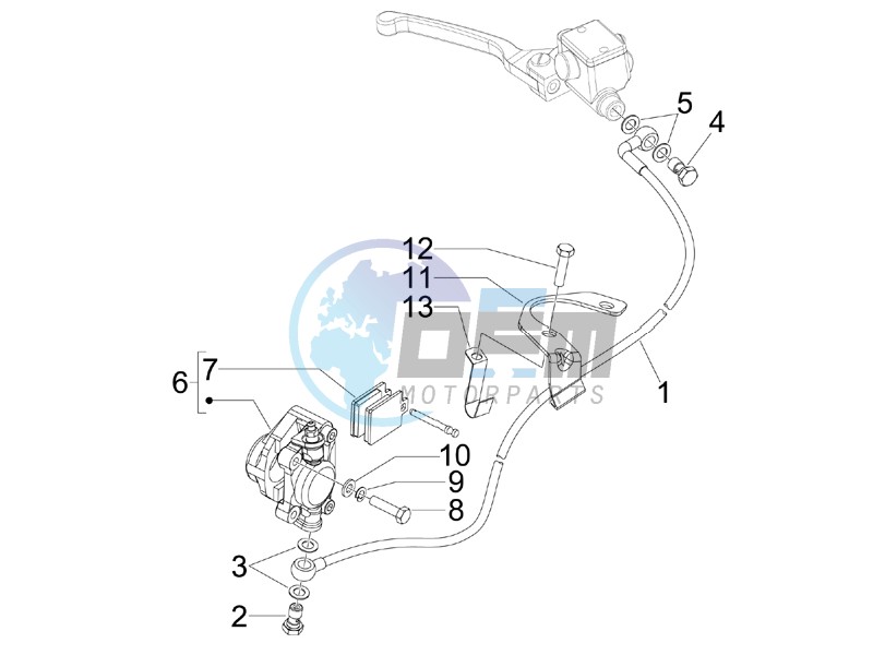 Brakes pipes - Calipers