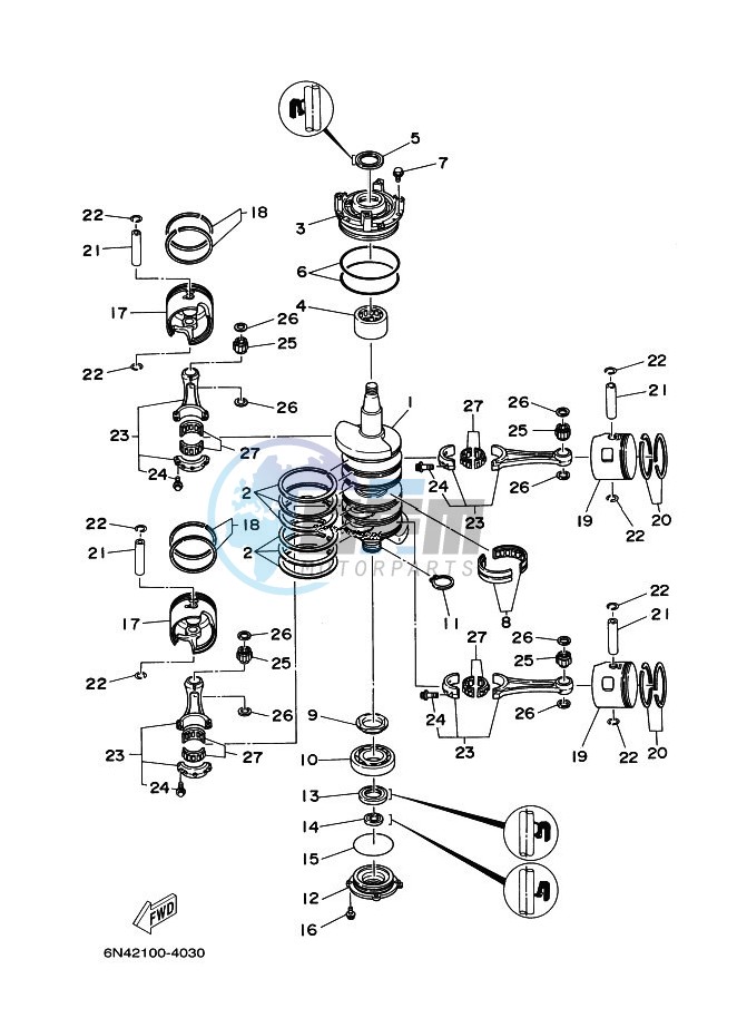 CRANKSHAFT--PISTON