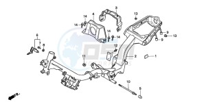 PK50S WALLAROO drawing FRAME BODY