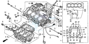 CBR600RAA F / CMF drawing CRANKCASE