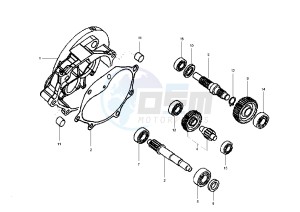 SHARK - 125 cc drawing GEAR GROUP