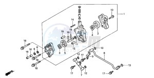 TRX350TM RANCHER drawing OIL PUMP