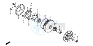 CN250 drawing DRIVE FACE