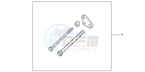 CRF450RB drawing FRONT ENGINE HANGER