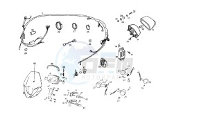 SENDA SM X-RACE - 50 CC 2T EU2 drawing WIRING HARNESS