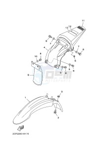 TT-R125 TT-R125LW (2CP2) drawing FENDER