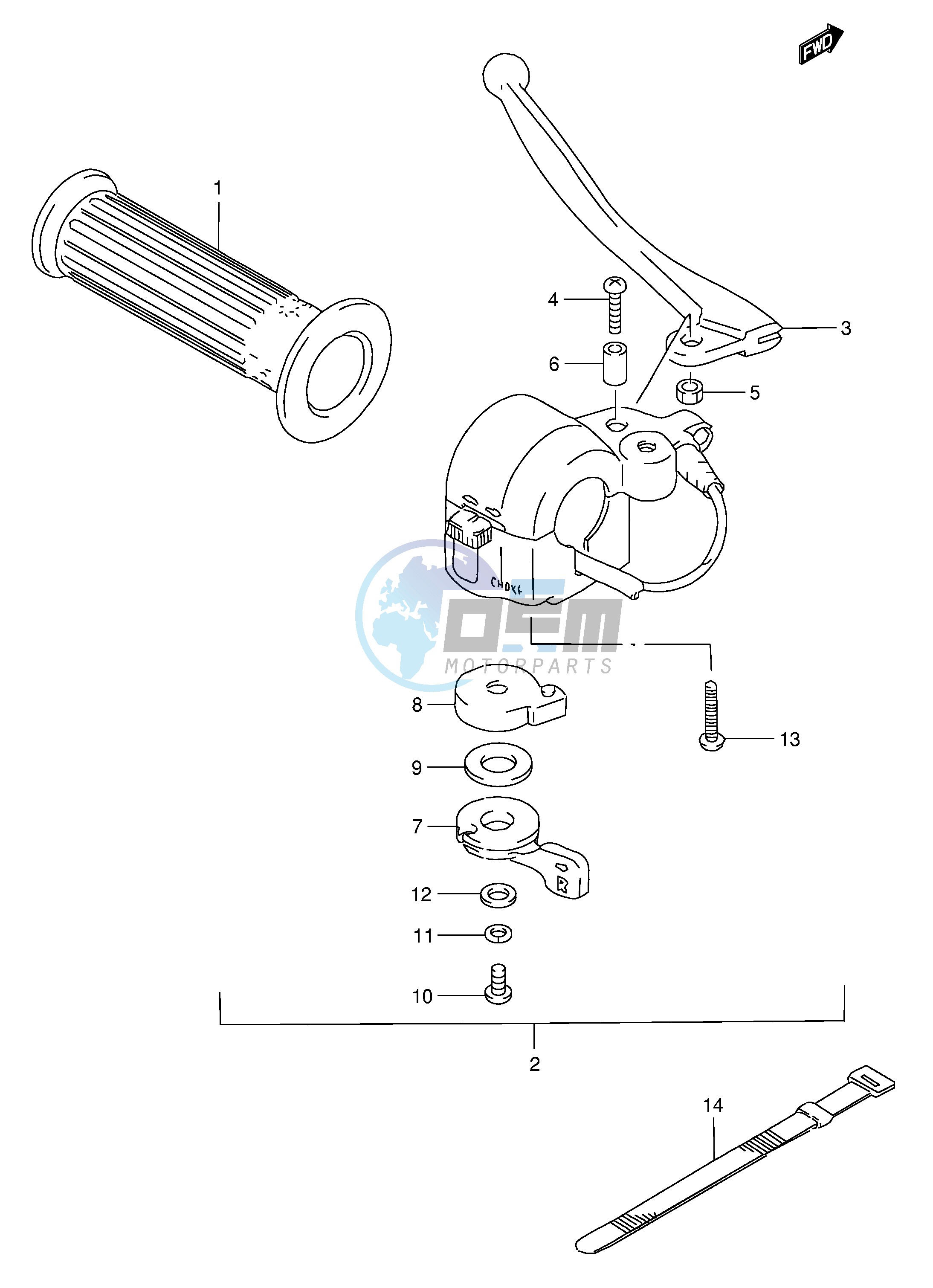 LEFT HANDLE SWITCH (E25)