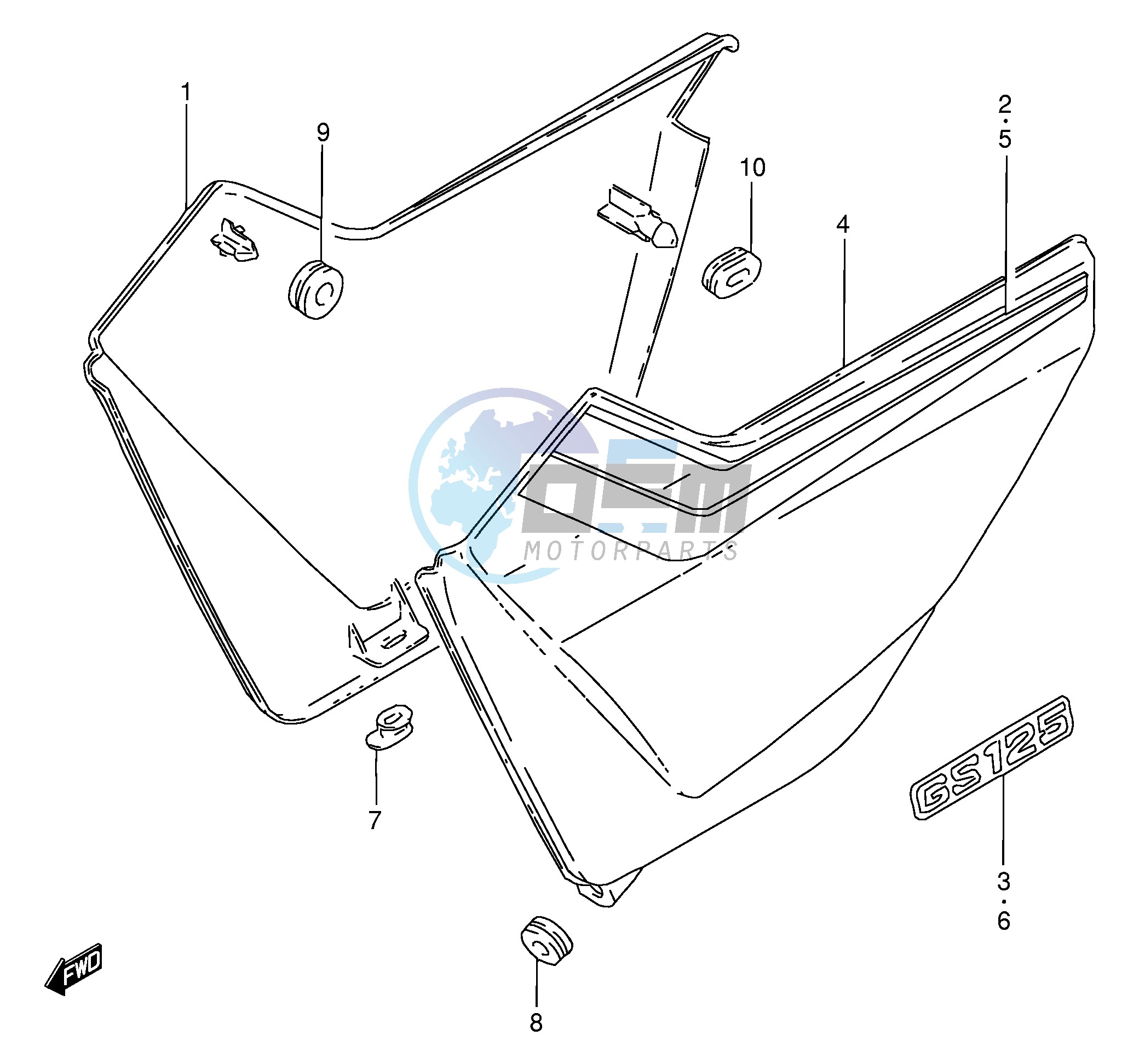 FRAME COVER (MODEL F K L)