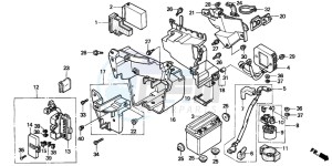 VT600CD 400 drawing BATTERY