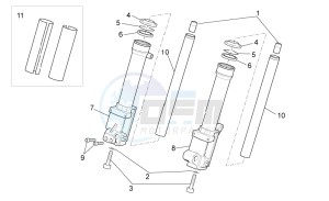 SR 50 carb. my 2014 drawing Front fork III