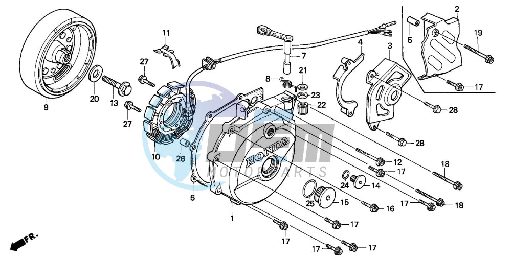 LEFT CRANKCASE COVER