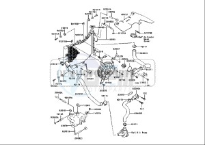 ZX-6R NINJA - 636 cc (EU) drawing WATER COOLER