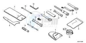 CBR600FAC drawing TOOLS