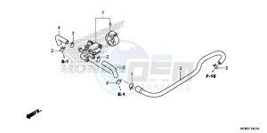 CB1000RAF CB1000R 2ED - (2ED) drawing AIR INJECTION CONTROL VALVE