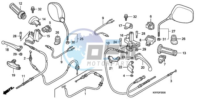 HANDLE LEVER/SWITCH/CABLE