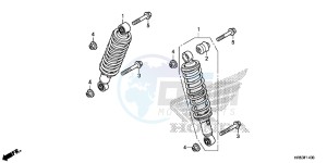 TRX500FM5H Europe Direct - (ED) drawing FRONT CUSHION