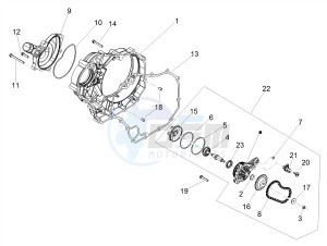 SHIVER 900 E4 ABS NAVI (EMEA) drawing Water pump