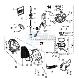 ELYSEO DM FR drawing CARBURETTOR