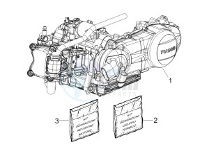 SUPER GTS 300 4T 4V IE ABS E3 (APAC) drawing Engine, assembly