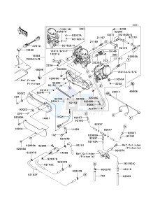 KVF 650 H [BRUTE FORCE 650 4X4I] (H7F-H8F) H8F drawing CARBURETOR