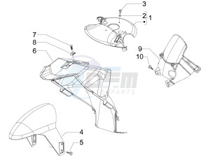 NRG 50 power Pure jet drawing Wheel housing - Mudguard