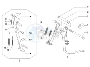 Liberty 125 4t Delivery e3 drawing Stand