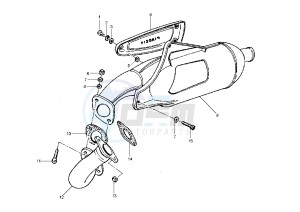 Hexagon 125-150 drawing Silencer