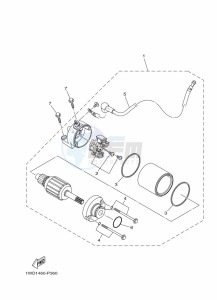 YZF320-A YZF-R3 (B7P6) drawing STARTING MOTOR