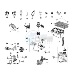 FIGHT 3 LCX drawing ELECTRIC PART