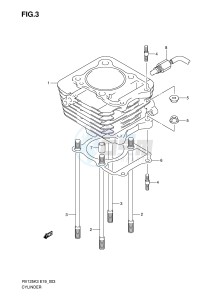 RV125 (E19) VanVan drawing CYLINDER