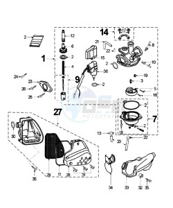 VIVA SL3 drawing CARBURETTOR