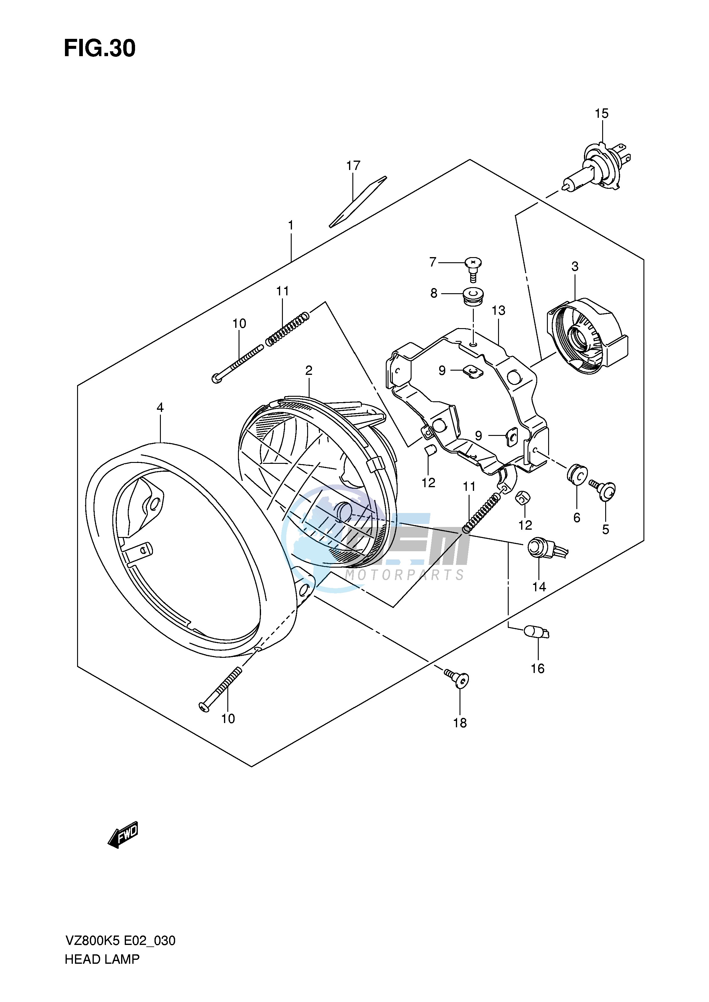 HEADLAMP ASSY