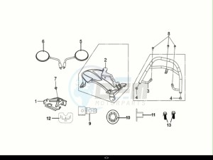 MIO 50I (FS05W2-NL) (E5) (M1) drawing REAR FENDER - REAR CARRIER