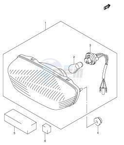 LT-F500F (P24) drawing TAIL LAMP