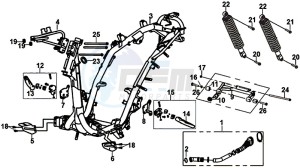 JET 4 RX 50 (XE05W3-NL) (M1 drawing FRONT WHEEL