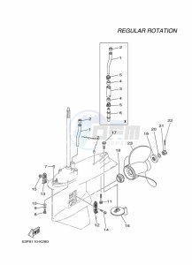 F150AETL drawing PROPELLER-HOUSING-AND-TRANSMISSION-2