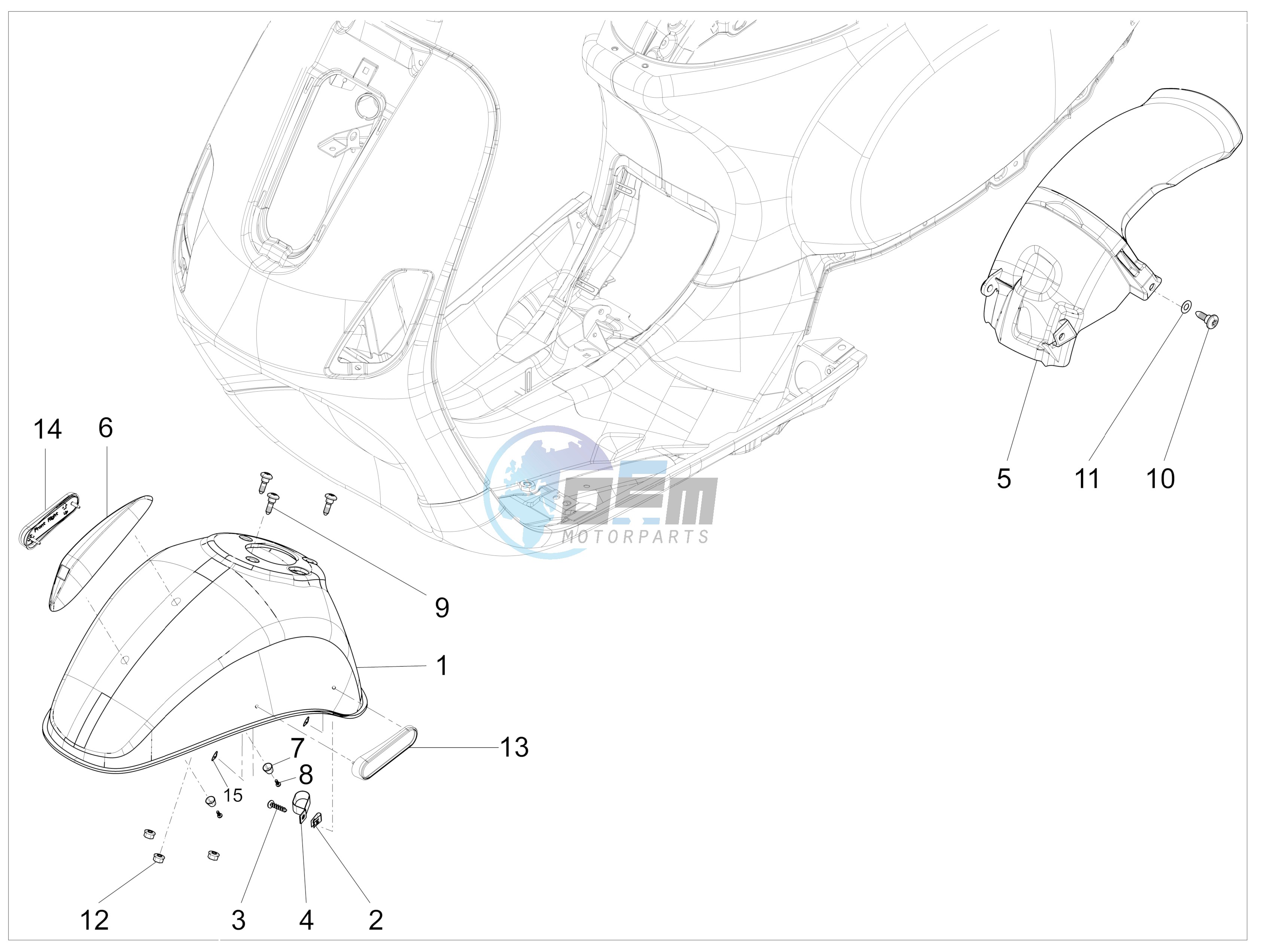 Wheel huosing - Mudguard