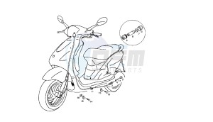 BOULEVARD - 50 CC 2T drawing WIRING HARNESS