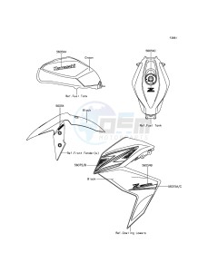 Z300_ABS ER300BFF XX (EU ME A(FRICA) drawing Decals(Green)