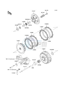 KX 250 N [KX250F](N2) N2 drawing CLUTCH